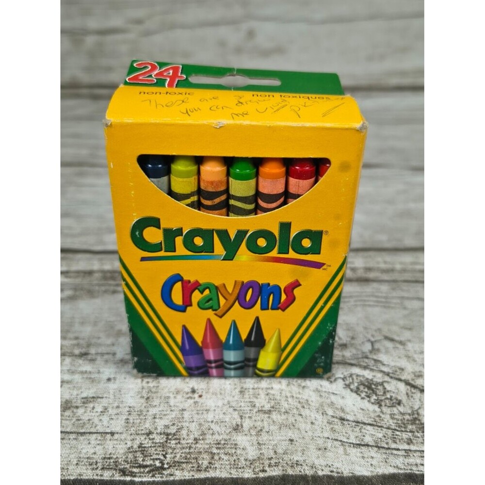 Vintage 2000 Crayola Crayons 24 Pack (Only 23 Included) - Dandelion and Others